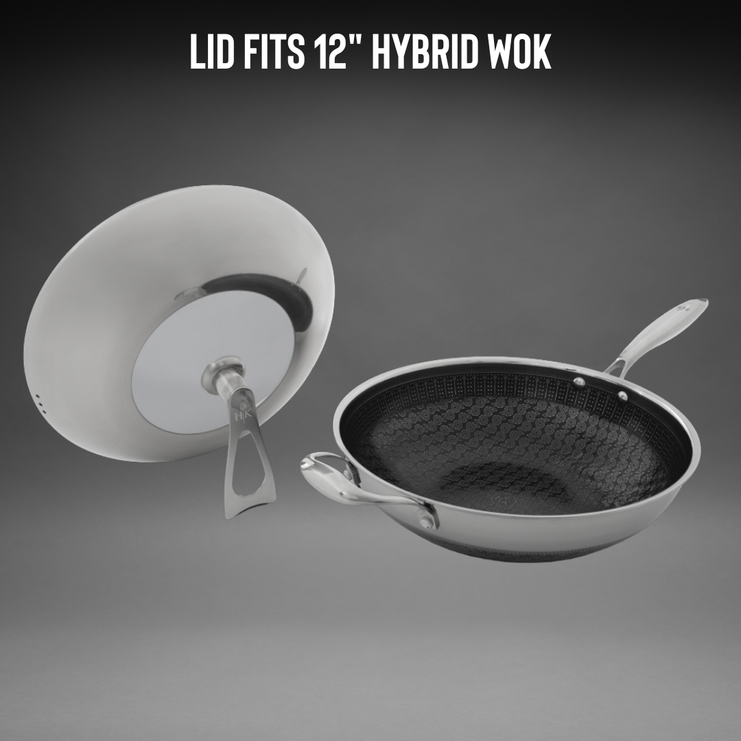12" Wok Stand-Up Lid