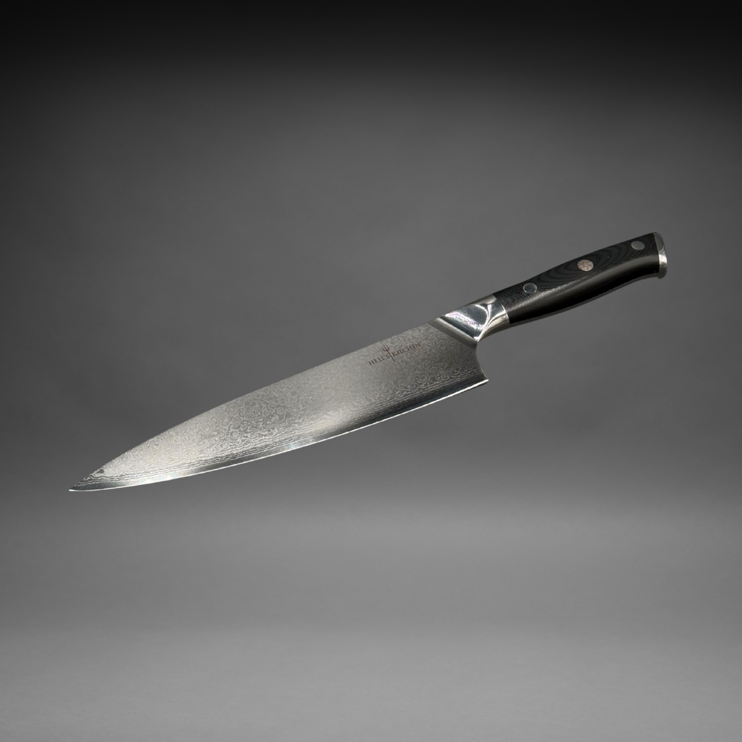 Damascus Steel Chef Knife, 8"