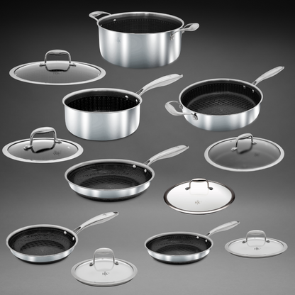 12 Piece Hybrid Ultimate Pots and Pans Set
