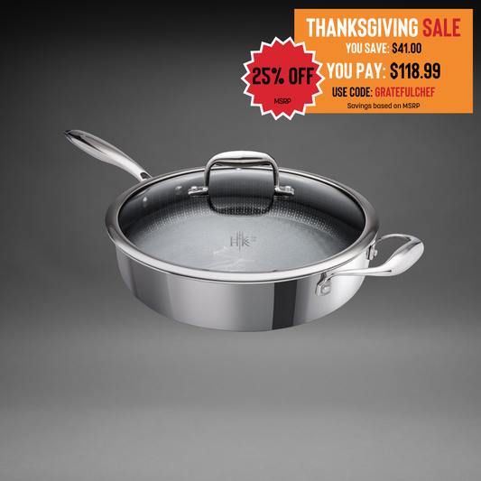 PFAS-Free Hybrid 4Qt Sauté Pan & Lid
