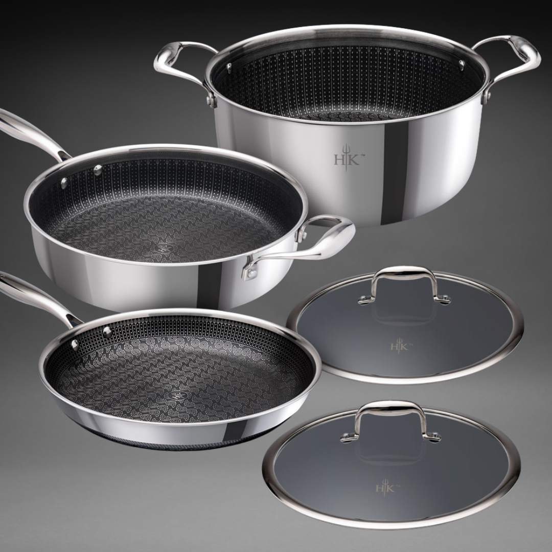 PFAS-Free Hybrid 5 Piece Cookware Set
