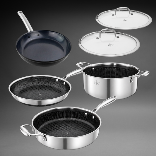 6 PC: The Cook's Set - Hybrid + Forged Steel