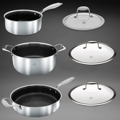 12 Piece Hybrid Ultimate Pots and Pans Set