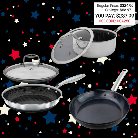 The Breakfast Bundle: 5 Piece Mixed Hybrid & Forged Steel