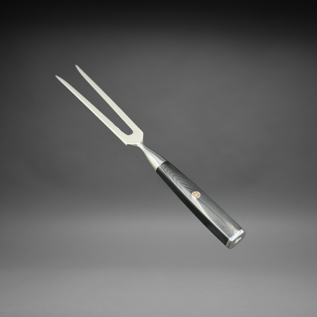 Damascus Steel Carving Set, 2 Pc