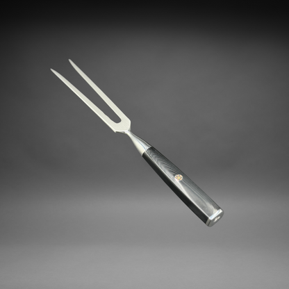 Damascus Steel Carving Set, 2 Pc