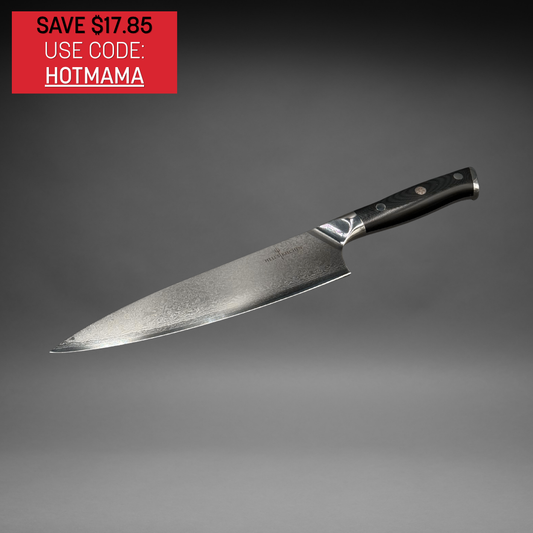 SALE! Damascus Steel Chef Knife, 8"