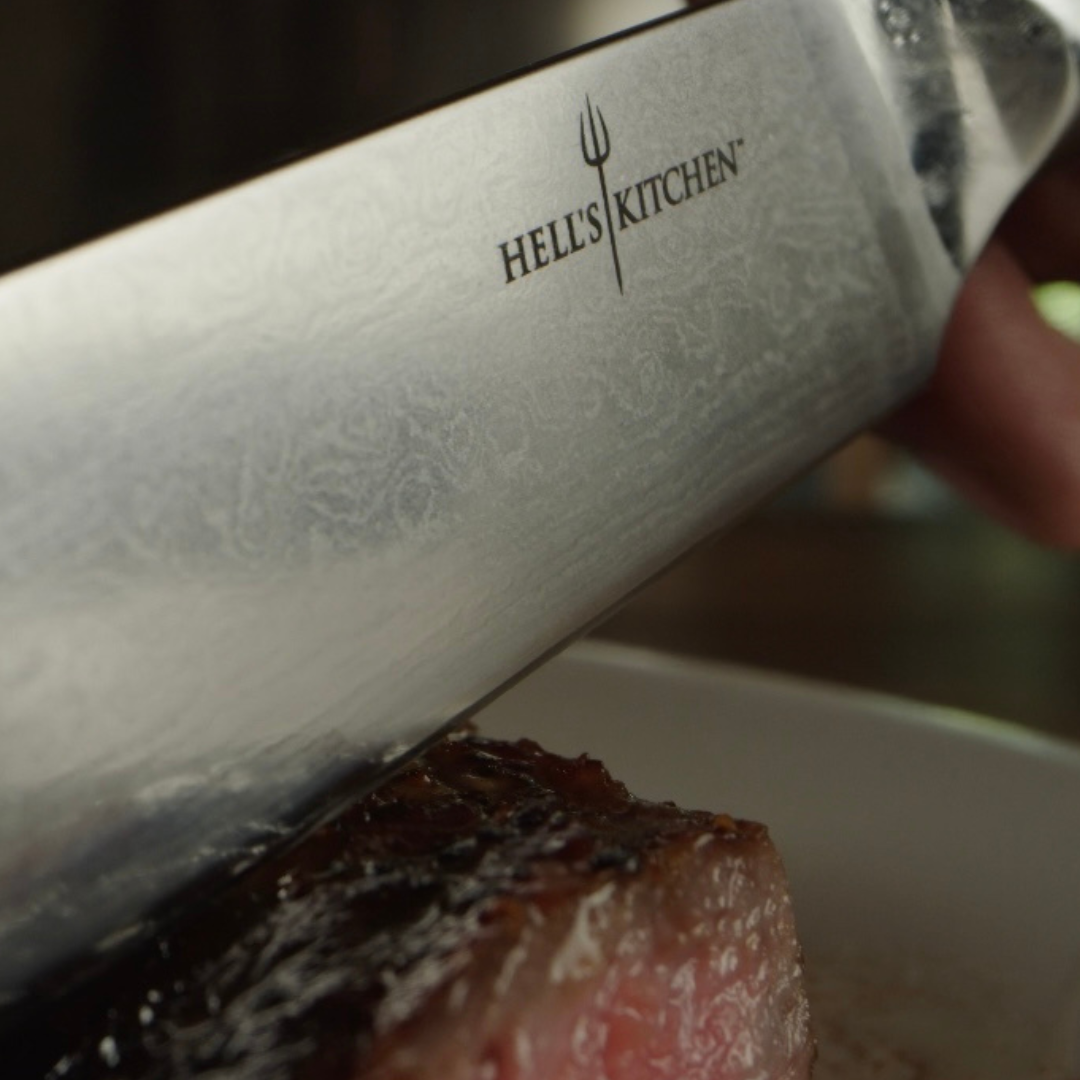 Damascus Steel Steak Knife Set - Thumbnail 5