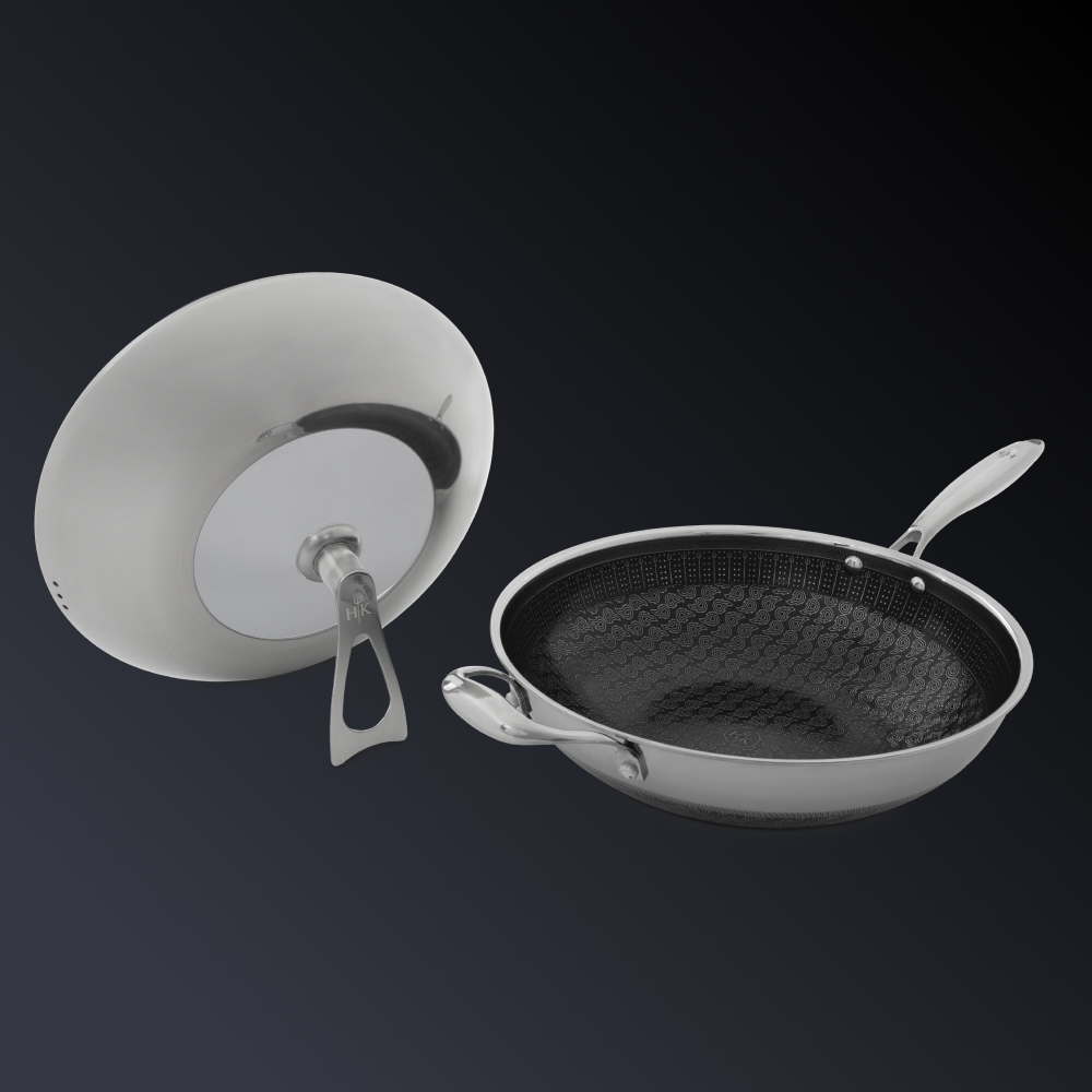 PFAS-Free Hybrid 12" Wok & Lid