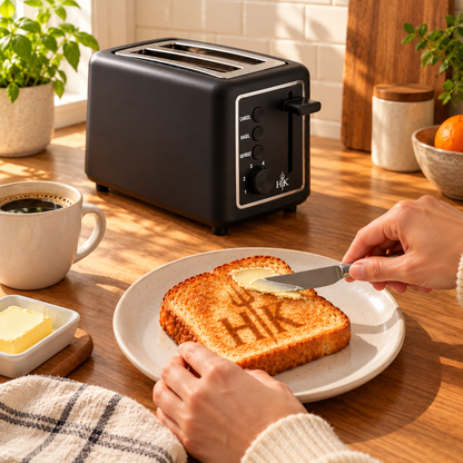 2 Slice Toaster with HK Logo Stamp