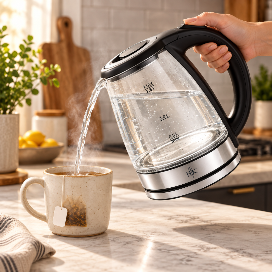 Hell’s Kitchen 1.8L Glass Electric Kettle