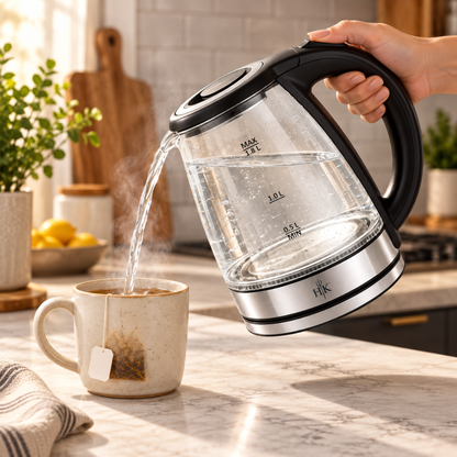 Hell’s Kitchen 1.8L Glass Electric Kettle