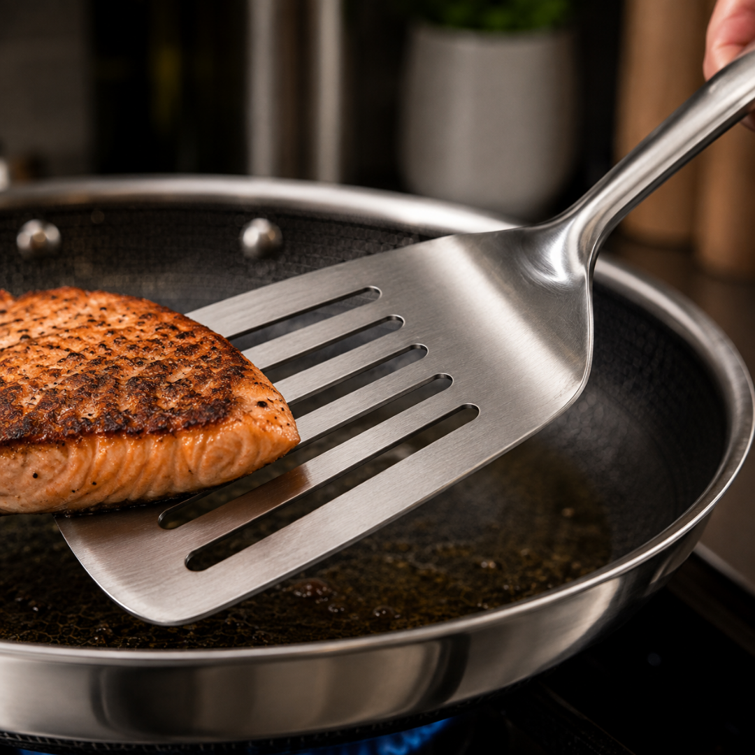 Stainless Steel Utensil Set: 8 PC