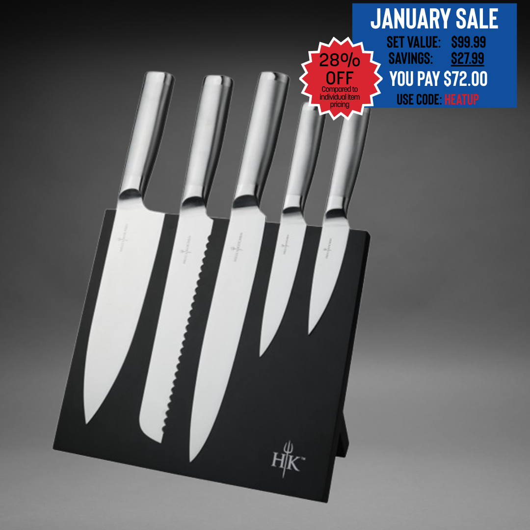 Essential Stainless Steel Knife Set, 6 Piece