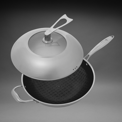 PFAS-Free Hybrid 12" Wok & Lid