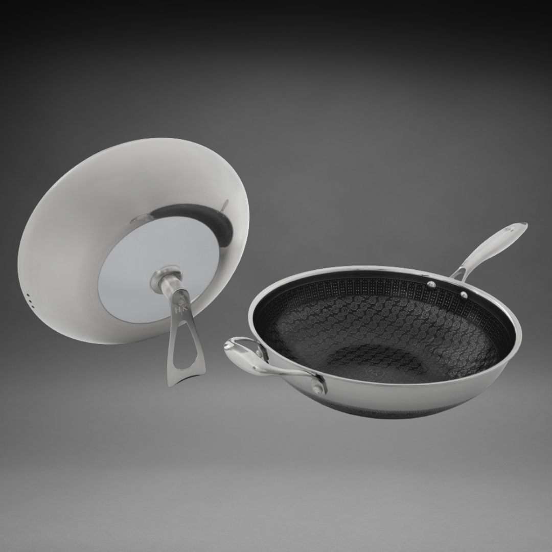 PFAS-Free Hybrid 12" Wok & Lid
