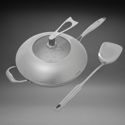 Wok This Way: 4 Piece Wok + Accessories Bundle