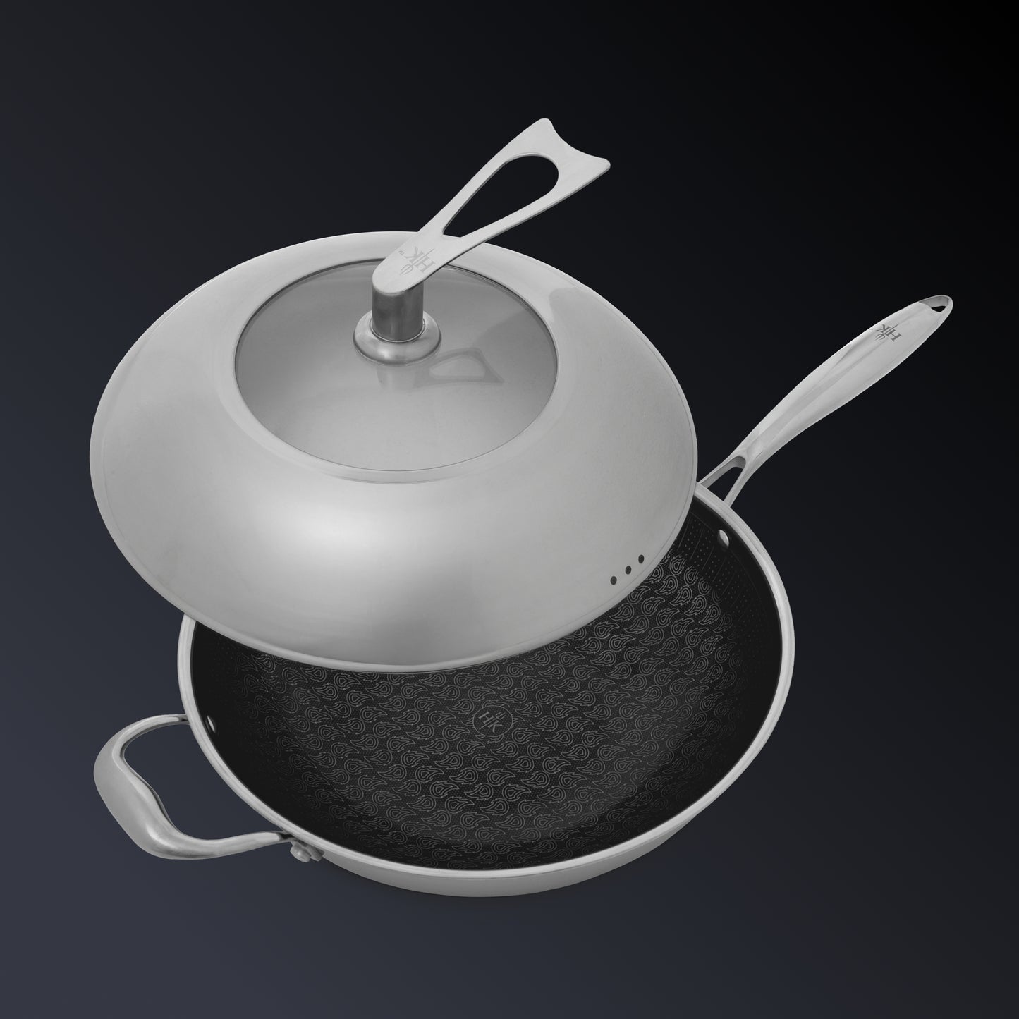 PFAS-Free Hybrid 12" Wok & Lid